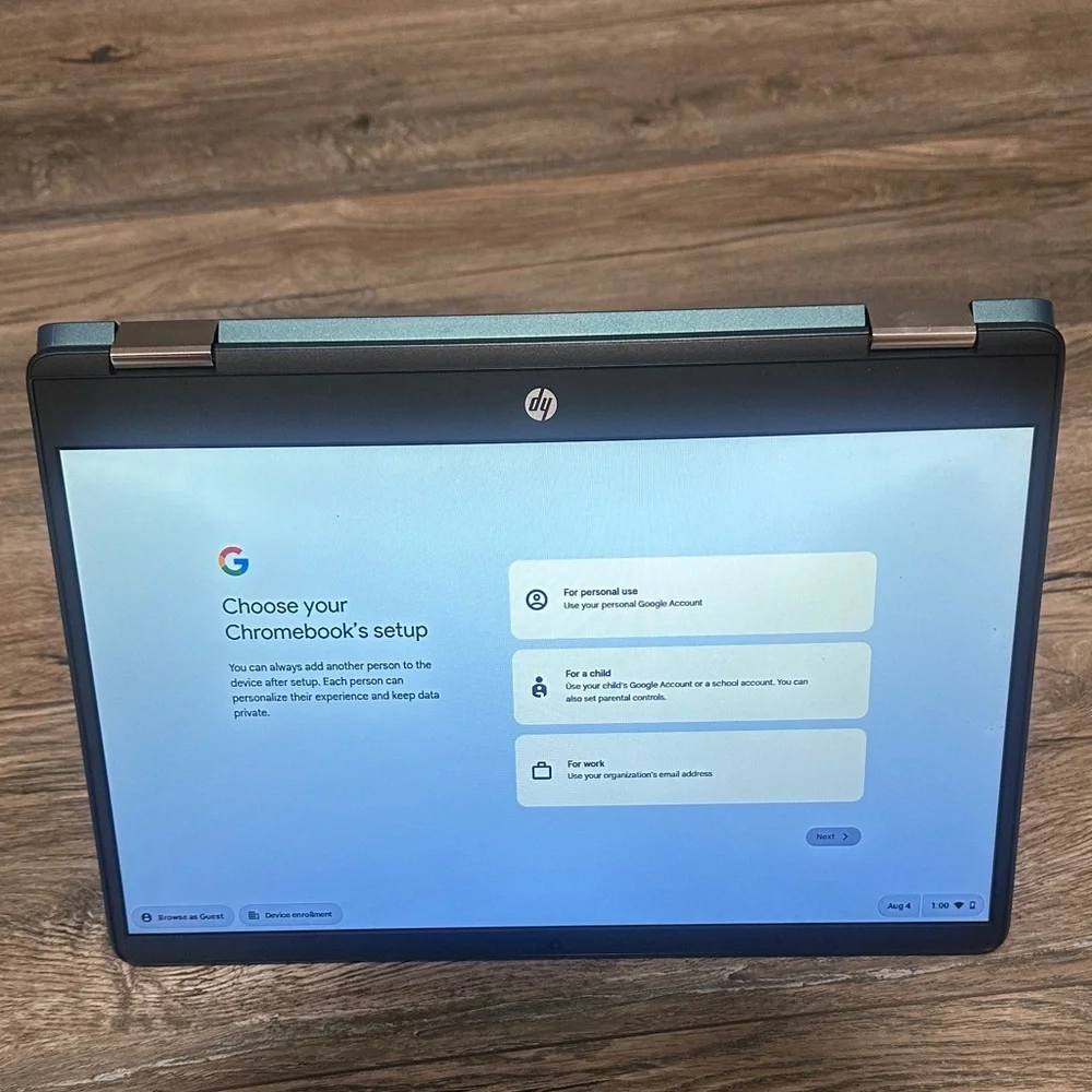 HP Chromebook - Elegant Dark Gray Finish